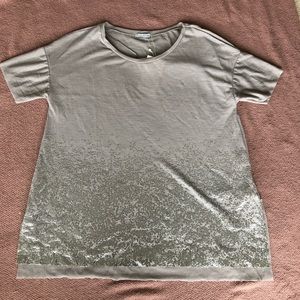 Zara Collection Metallic T-Shirt